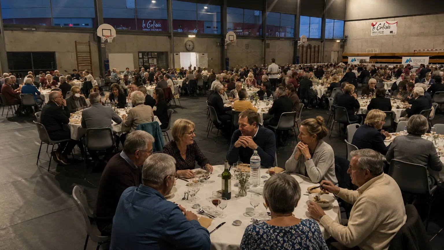 Grand repas organisé pour une collectivité en Saône-et-Loire